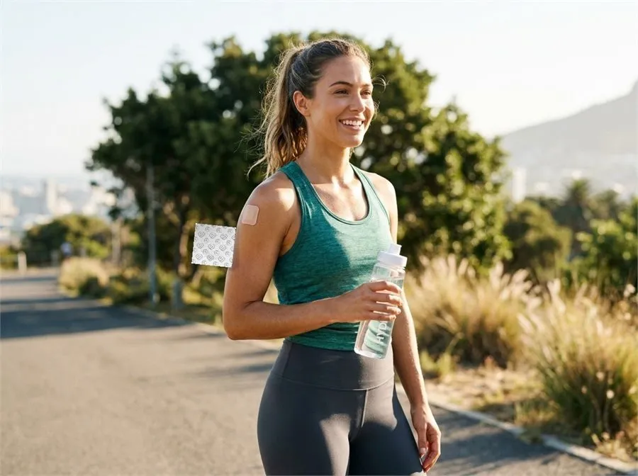 All-Day Clean Energy with Model Wearing Boost Patch